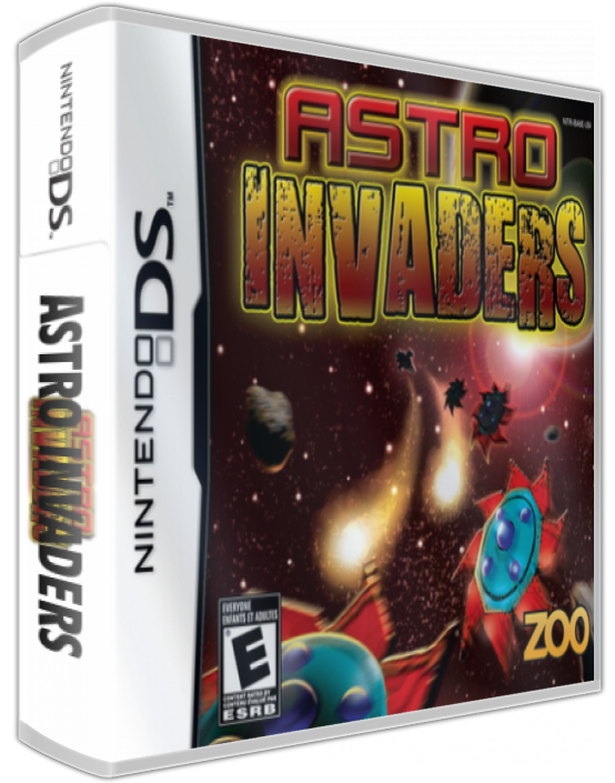 Astro Invaders — box-3D (US)