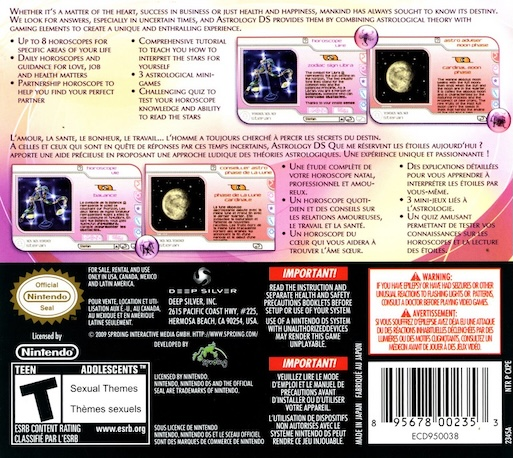 Russell Grant's Astrology — box-2D-back (US)