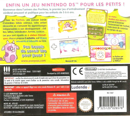 Au Pays Des Pooyoos - Activités D'eveil — box-2D-back (FR)