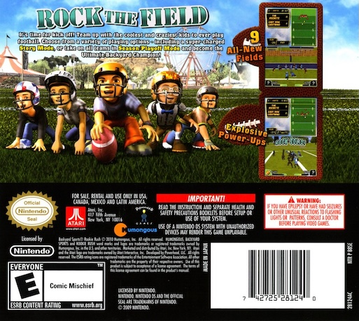 Backyard Sports - Rookie Rush — box-2D-back (US)