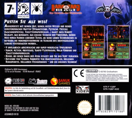 Barnyard Blast - Swine Of The Night — box-2D-back (DE)