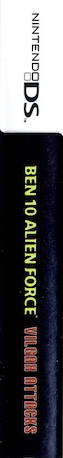 Ben 10 - Alien Force - Vilgax Attacks — box-2D-side (US)
