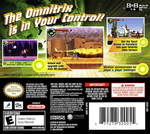 Ben 10 - Protector Of Earth — box-2D-back (US)