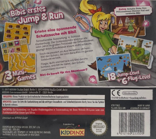 Bibi Blocksberg - Der Verhexte Schloss-Schatz — box-2D-back (DE)