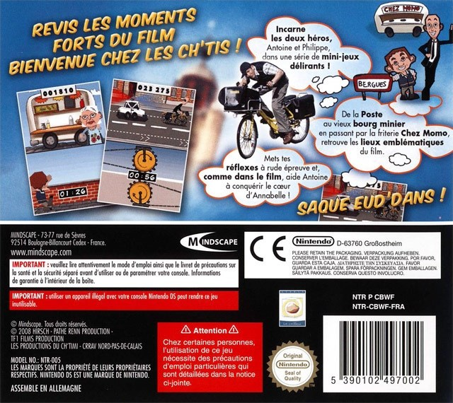 Bienvenue Chez Les Ch'tis - Le Jeu — box-2D-back (FR)
