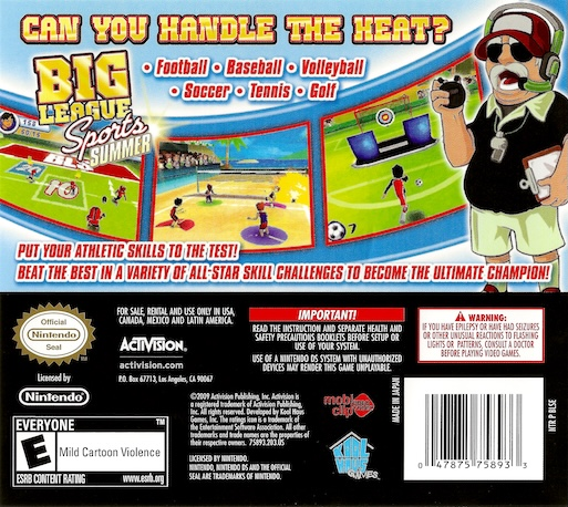 Big League Sports - Summer — box-2D-back (US)