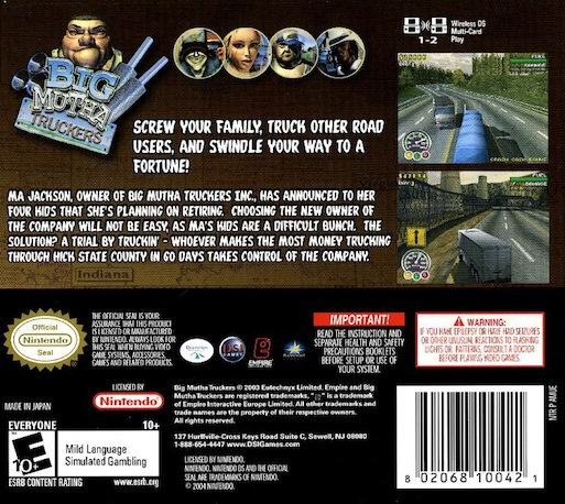 Big Mutha Truckers — box-2D-back (US)