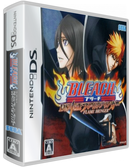 Bleach Ds 4th - Flame Bringer — box-3D (JP)