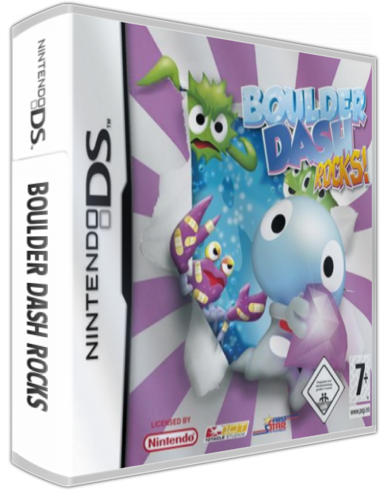Boulder Dash Rocks — box-3D (EU)