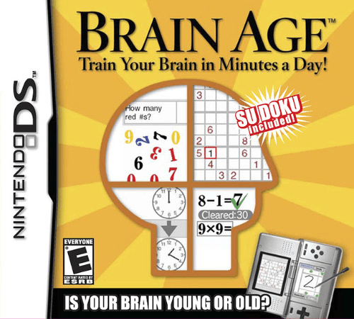 Brain Age - Train Your Brain In Minutes A Day! box art