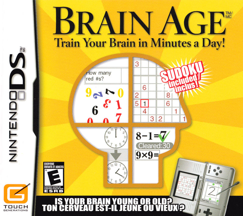 Brain Age - Train Your Brain In Minutes A Day! — box-2D (CA)