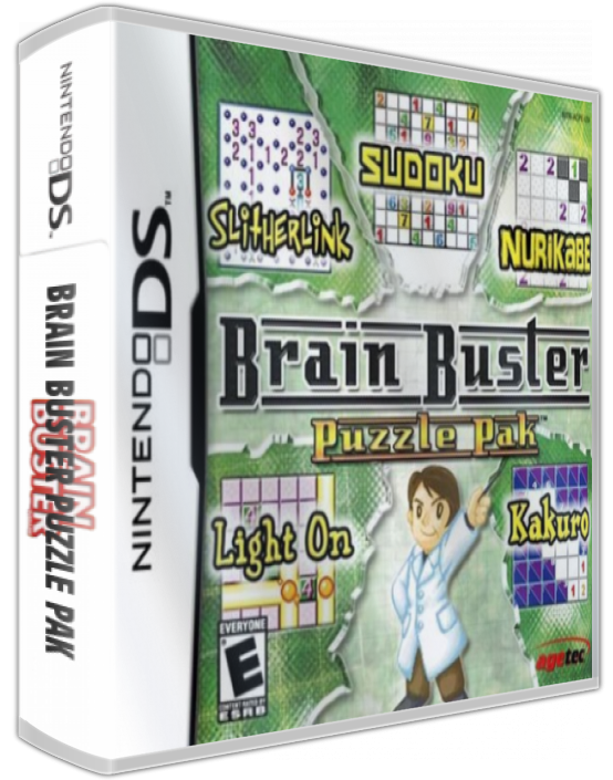 Brain Buster Puzzle Pak — box-3D (US)