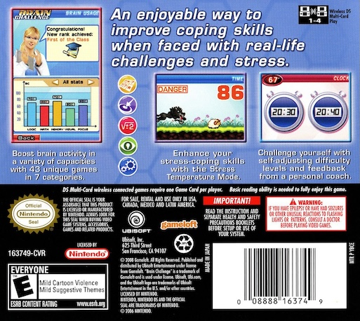Brain Challenge — box-2D-back (US)