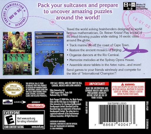 Brain Voyage — box-2D-back (US)