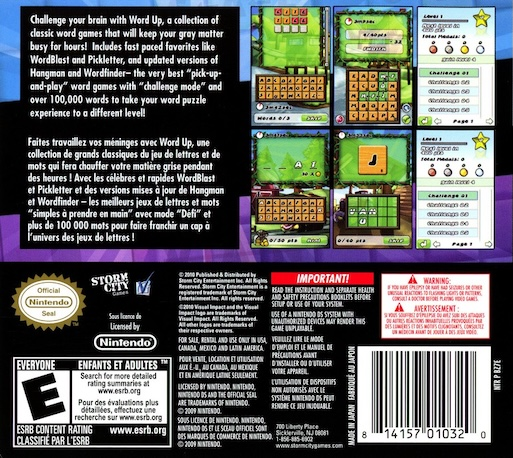 Brainstorm Series - Word Up — box-2D-back (US)