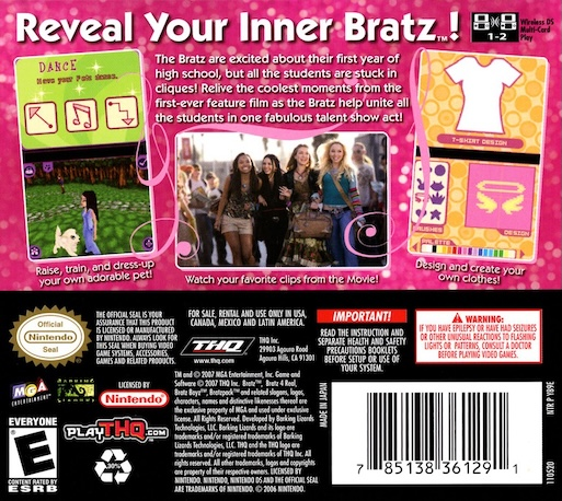 Bratz 4 Real — box-2D-back (US)