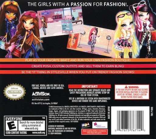Bratz - Fashion Boutique — box-2D-back (US)