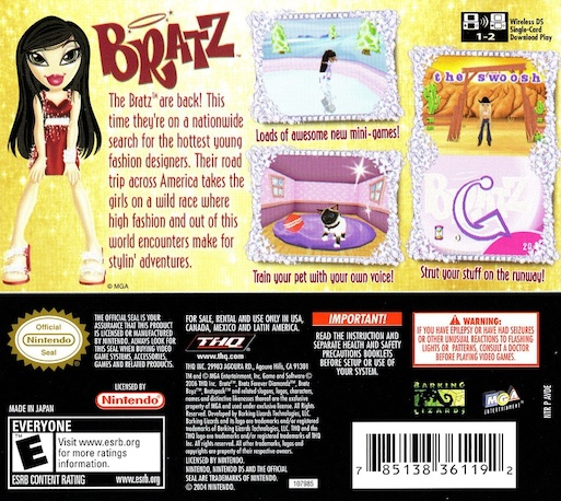 Bratz - Forever Diamondz — box-2D-back (US)