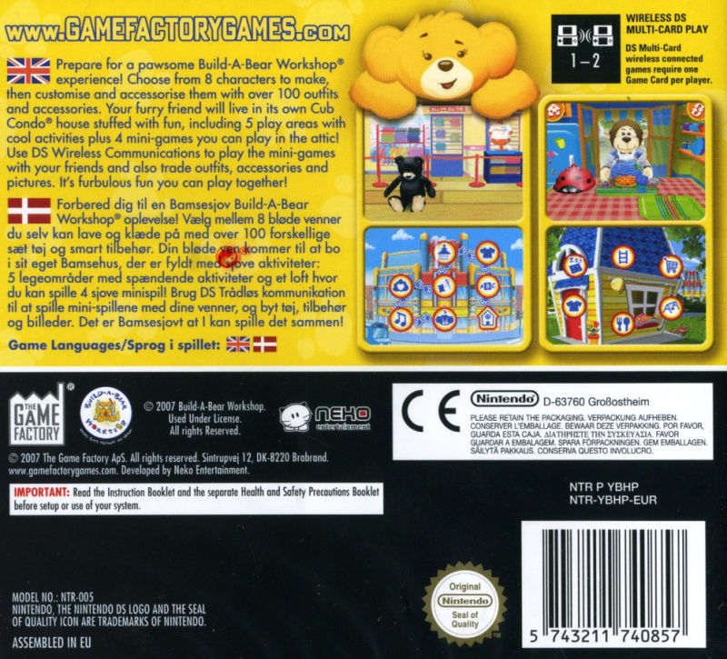 Build-a-bear Workshop - Ou Se Font Les Meilleurs Amis — box-2D-back (EU)