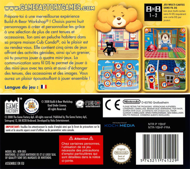 Build-a-bear Workshop - Ou Se Font Les Meilleurs Amis — box-2D-back (FR)