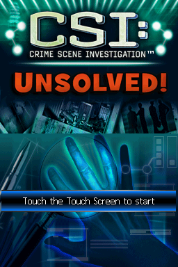 Csi - Crime Scene Investigation - Unsolved! — sstitle (US)