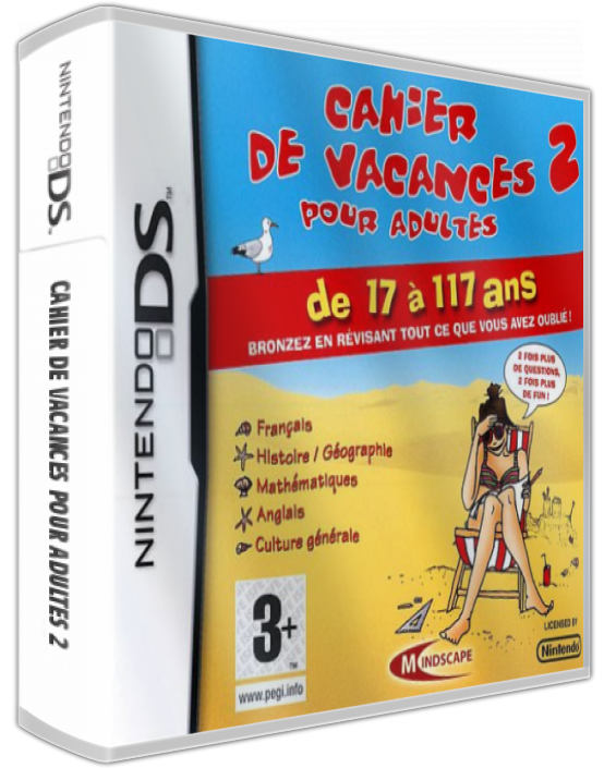 Cahier De Vacances Pour Adultes 2 — box-3D (FR)
