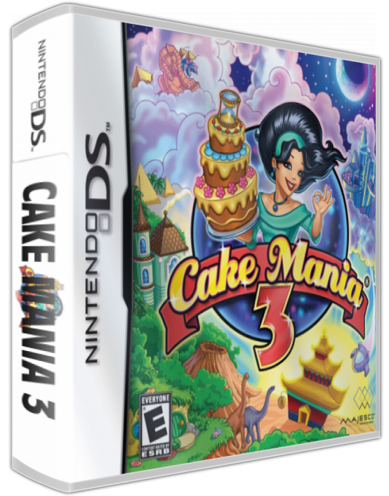 Cake Mania 3 — box-3D (US)