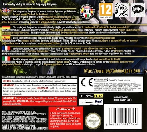 Captain Morgane Et La Tortue D'or — box-2D-back (EU)