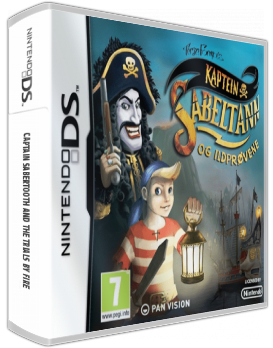 Captain Sabertooth And The Trials By Fire — box-3D (EU)