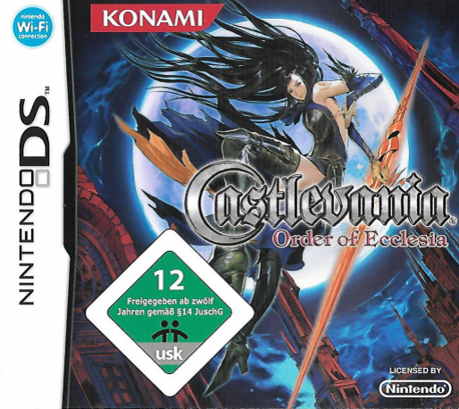 Castlevania - Order Of Ecclesia — box-2D (DE)