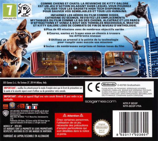Cats & Dogs - The Revenge of Kitty Galore — box-2D-back (FR)