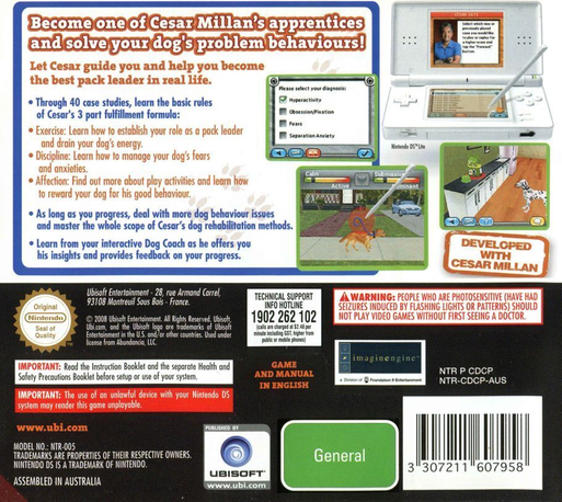 Cesar Millan's Dog Whisperer — box-2D-back (AU)