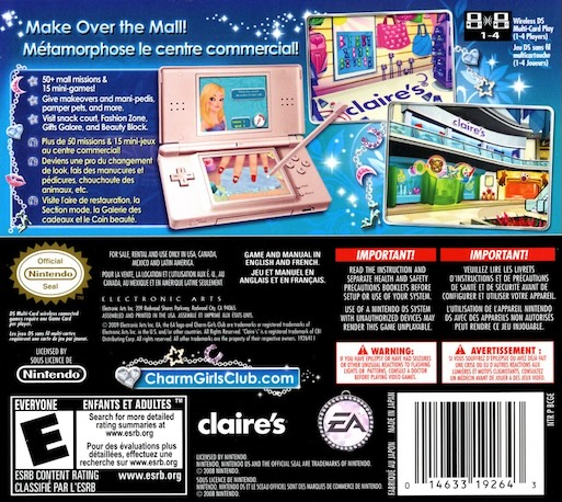 Charm Girls Club - My Fashion Mall — box-2D-back (US)