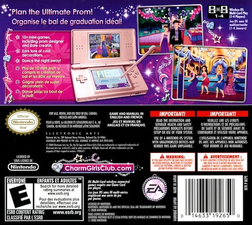 Charm Girls Club - My Perfect Prom — box-2D-back (US)