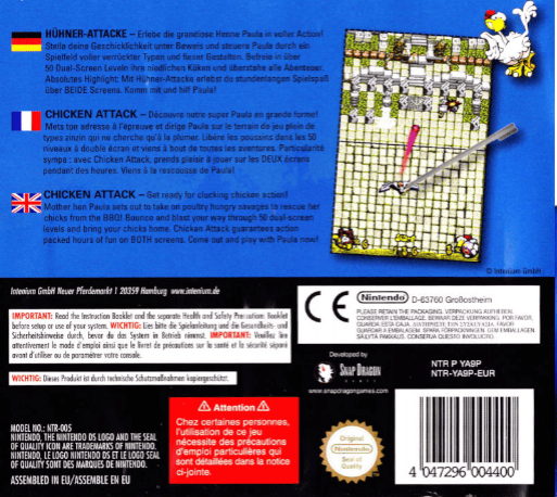 Chicken Attack Ds — box-2D-back (EU)