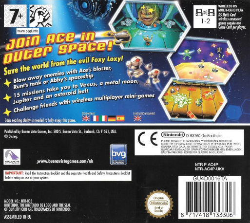 Chicken Little - Ace In Action — box-2D-back (EU)