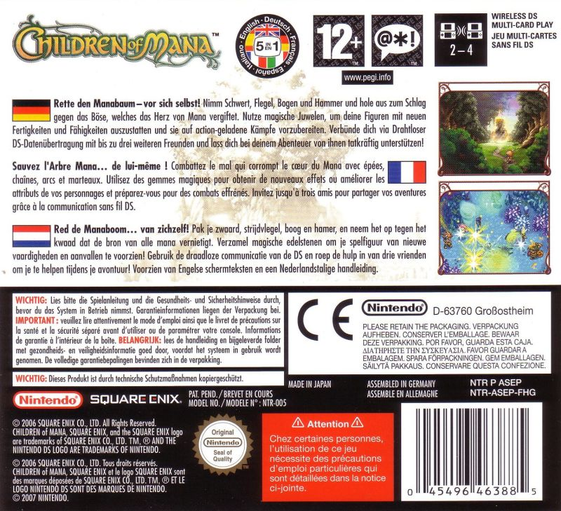 Children Of Mana — box-2D-back (EU)