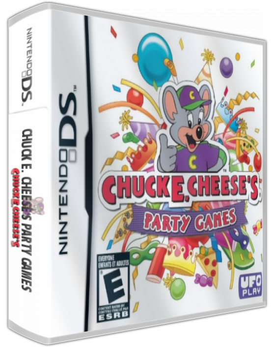Chuck E. Cheese's Party Games — box-3D (US)