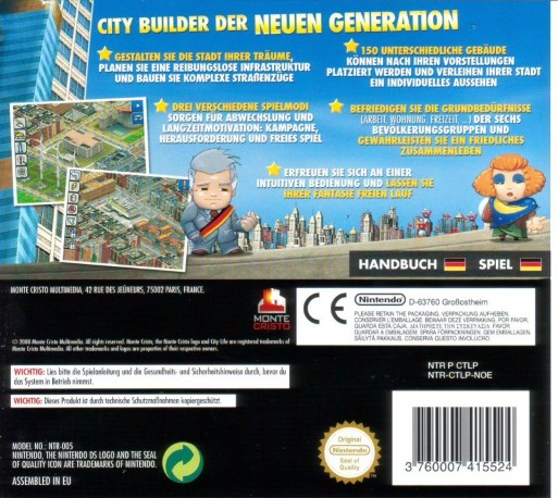 City Life Ds — box-2D-back (DE)