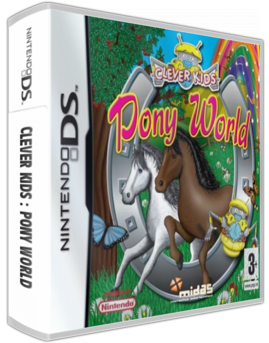 Clever Kids - Pony World — box-3D (EU)