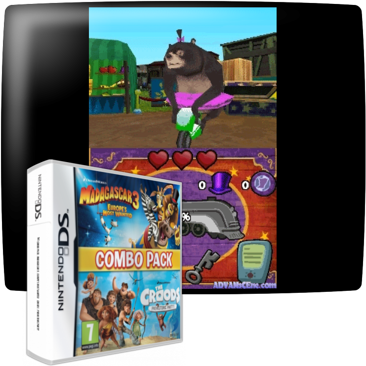 Combo Pack - Madagascar 3 - Europe's Most Wanted   Croods - Prehistoric Party!, The — mixrbv1 (EU)