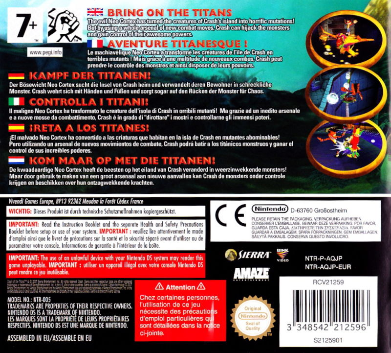 Crash Of The Titans — box-2D-back (WOR)