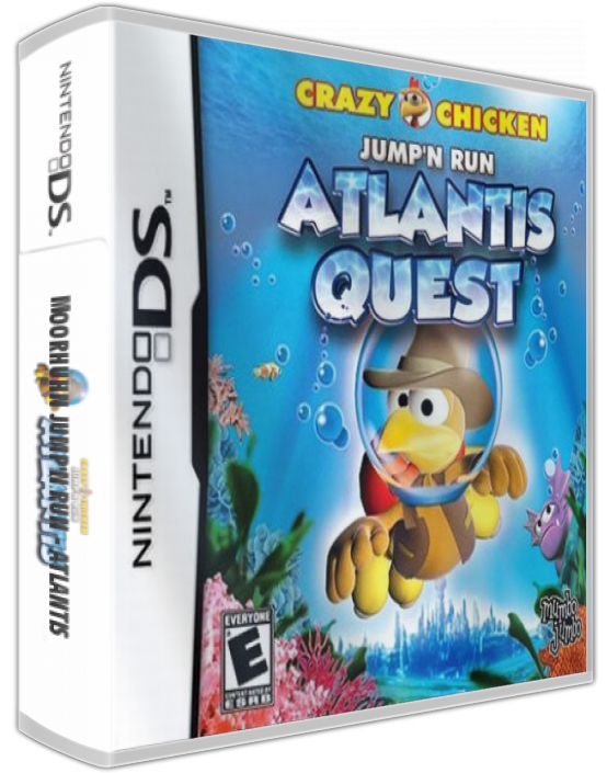 Moorhuhn Jump'n Run - Atlantis — box-3D (US)