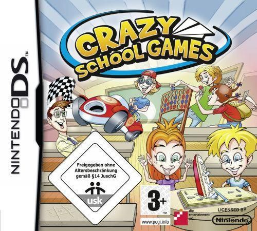 Crazy School Games box art