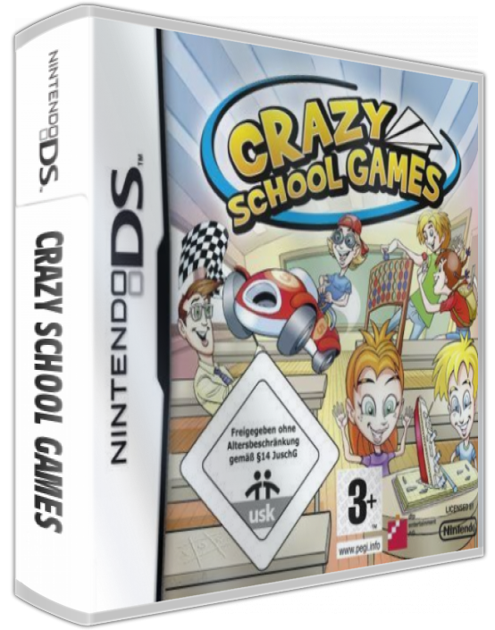 Crazy School Games — box-3D (DE)