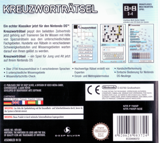 Sueddeutsche Zeitung Wissen Mehr Kreuzwortraetsel — box-2D-back (DE)