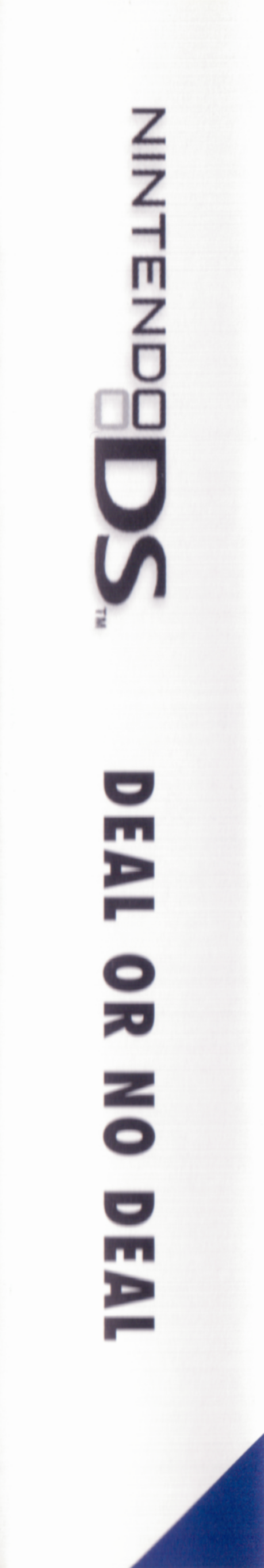Deal Or No Deal - The Official Nintendo Ds Game — box-2D-side (DE)