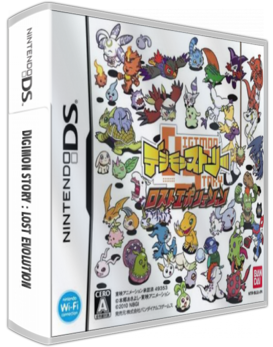 Digimon Story - Lost Evolution — box-3D (JP)