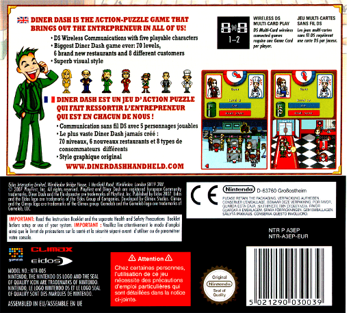 Diner Dash — box-2D-back (EU)