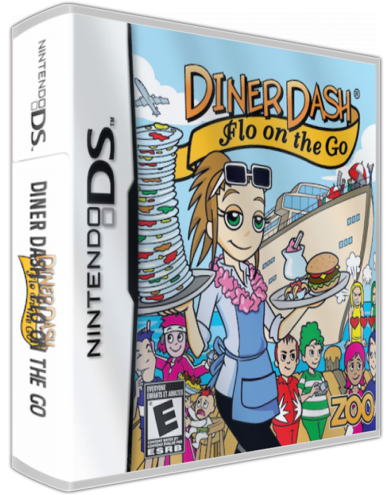 Diner Dash - Flo On The Go — box-3D (US)